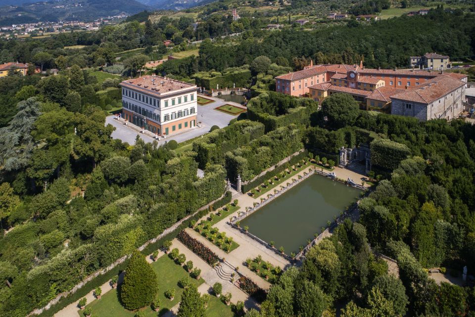 villa reale di Marlia, panoramica