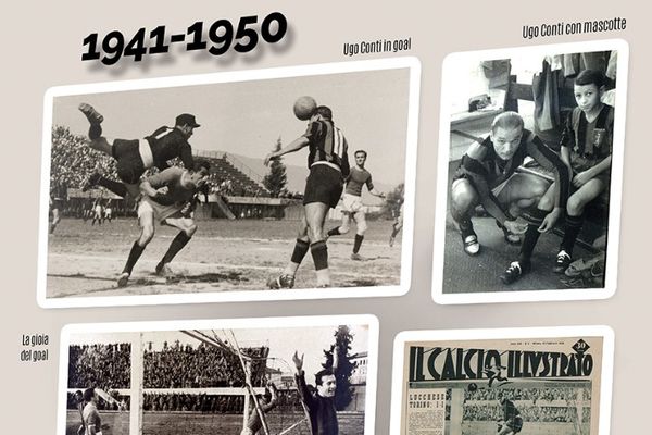 mostra Lucca120 sulla storia della lucchese calcio- immagine degli eventi del 1941/50