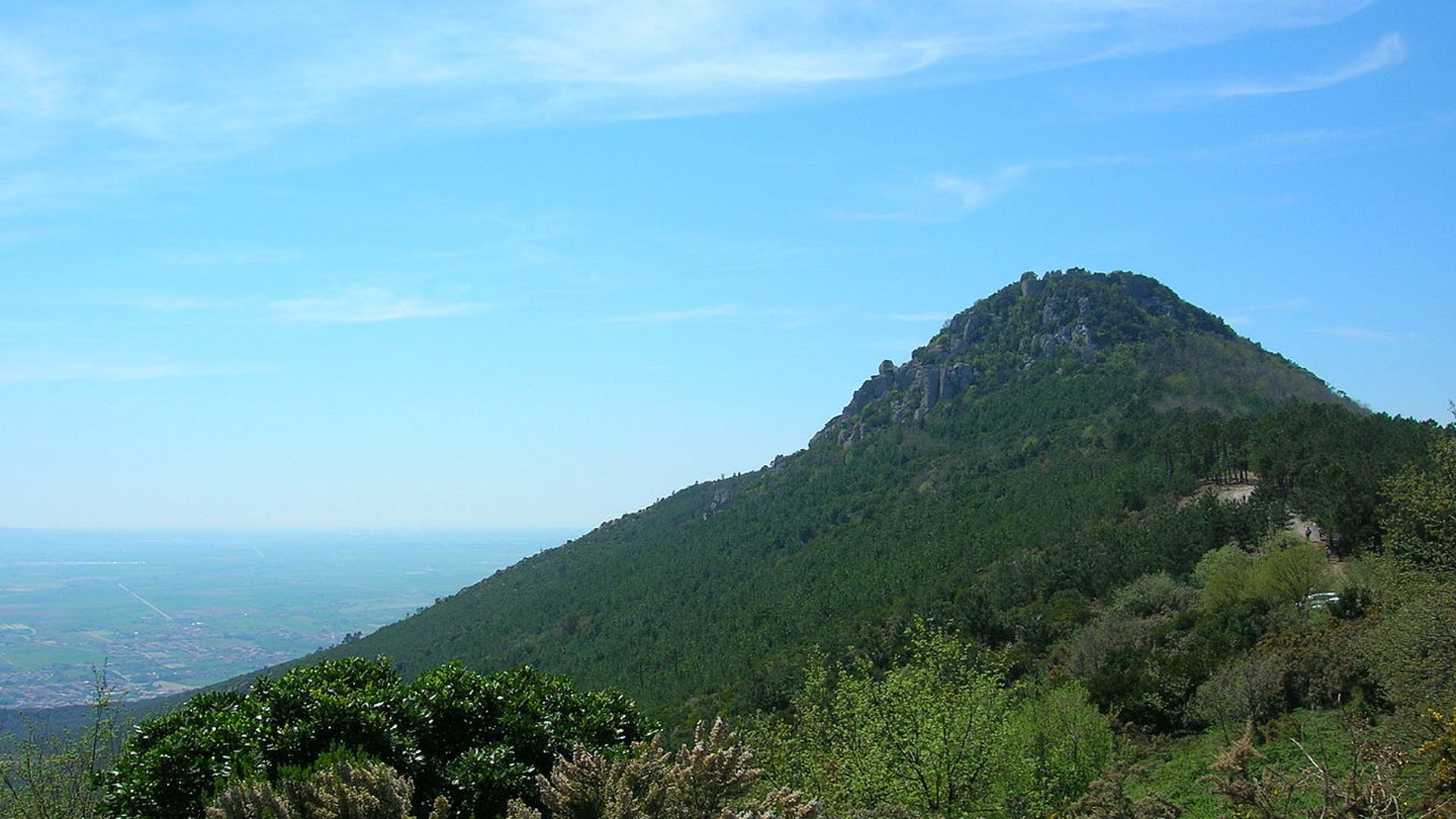 panorama del monte pisano