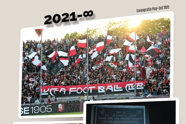 mostra Lucca120 sulla storia della lucchese calcio- immagine degli eventi del 2021- infinito