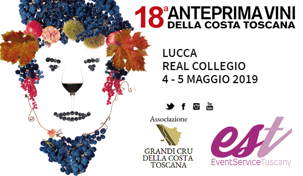 anteprima vini della costa lucca affiche 2019