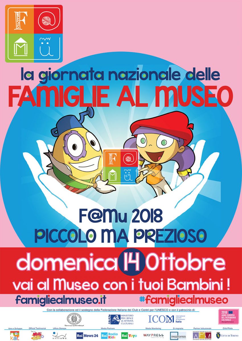 affiche Día de la familla al museo