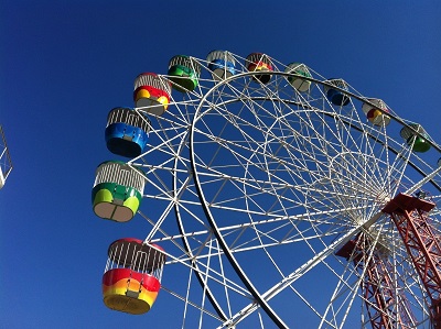 Lunapark 2021 in Lucca - Detail of the panoramic wheel