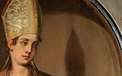 Immagine del volto di San Paolino