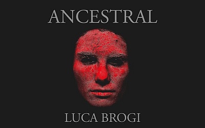 poster of the exhibit Ancestrale by Luca Brogi