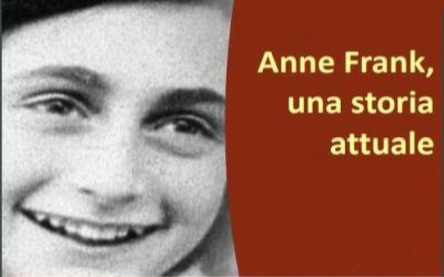 Poster of the exhibit Anne Frank, una storia attuale