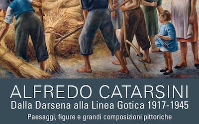 Locandina mostra Alfredo Catarsini. Dalla Darsena alla Linea Gotica