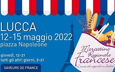 Poster of the French Regional market in Lucca