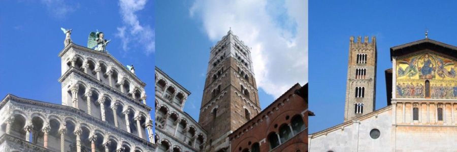 3 grandes églises de Lucca