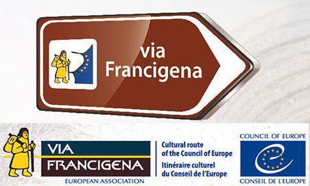 Offizielle Route der Europäischen Vereinigung Via Francigena