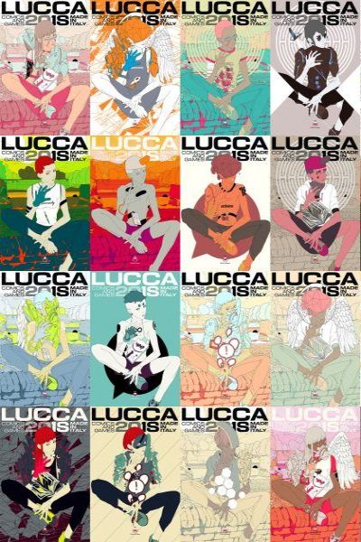 Le mura nel poster di Lucca comics and games 2018