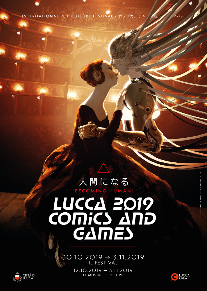 Teatro del Giglio nel poster di Lucca comics and games 2019