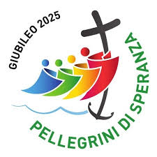logo del giubileo 2025 con la scritta pellegrini di speranza