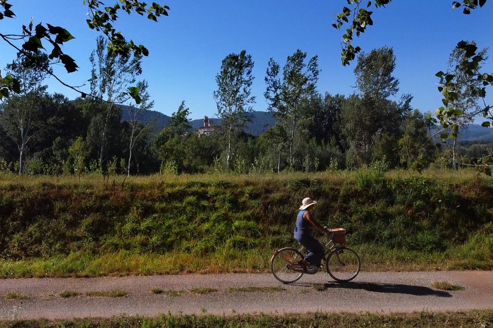 Radfahren am Fluss Serchio 