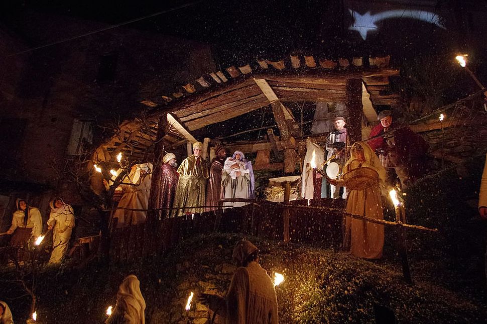 living nativity scene in Ruota