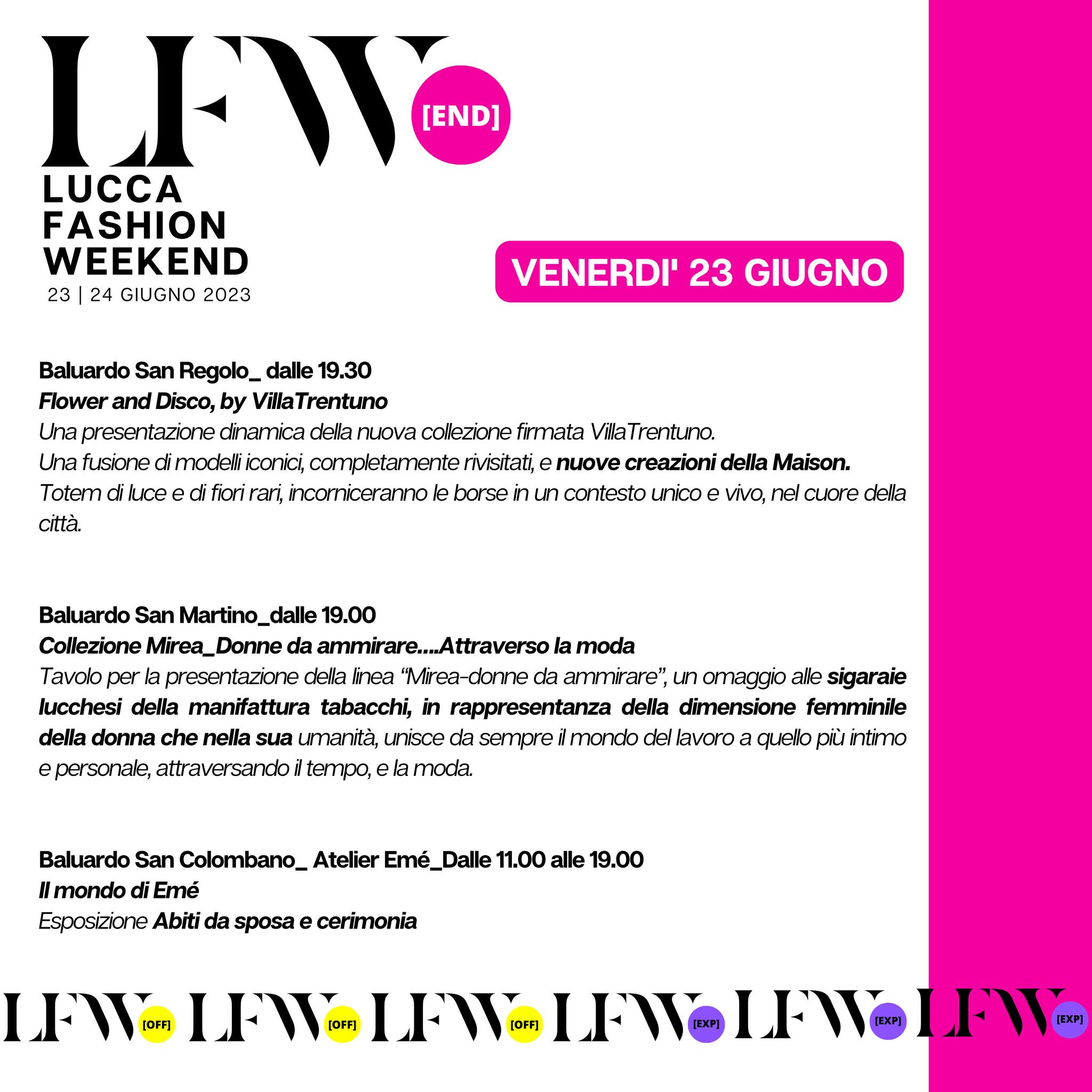 LFW -PROGRAMMA END 24