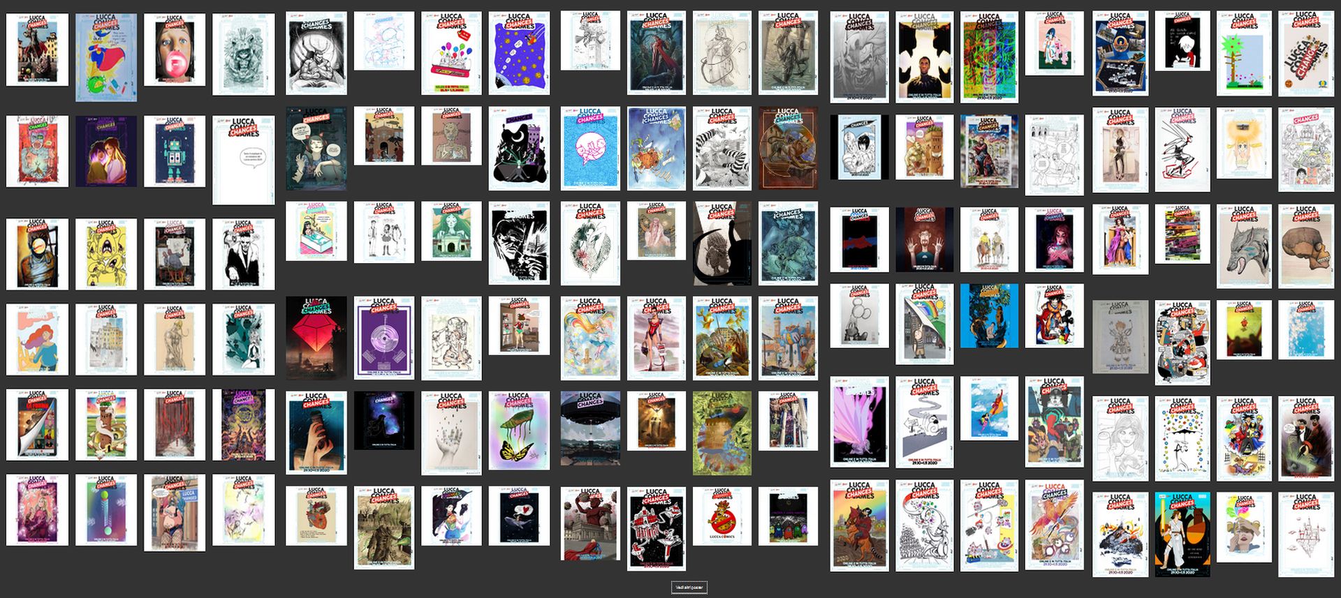 Lucca Comics and Games 2020 Poster Wall