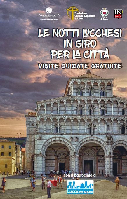 locandina del calendario visite guidate Notti lucchesi
