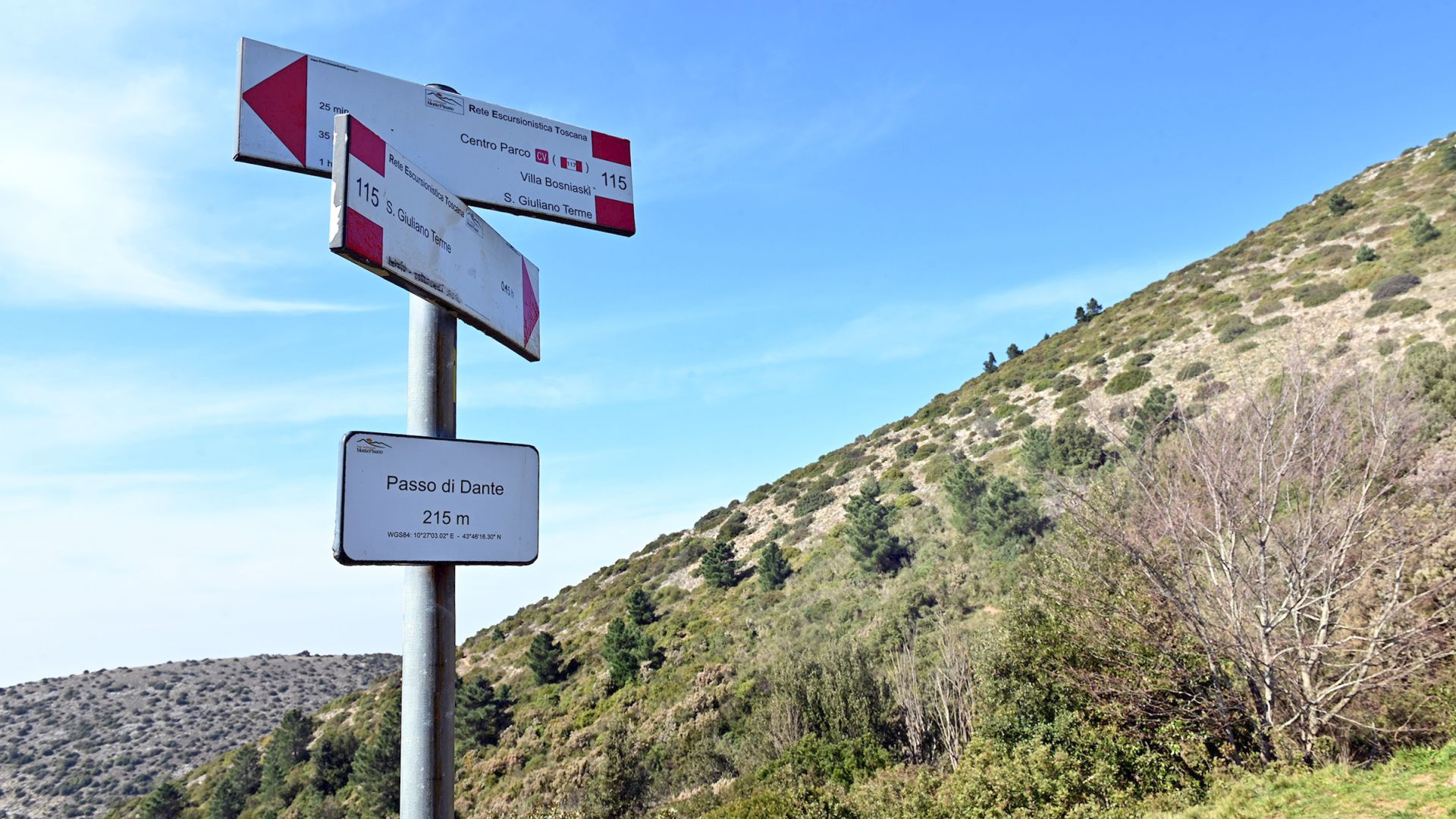 panneaux au col de Dante