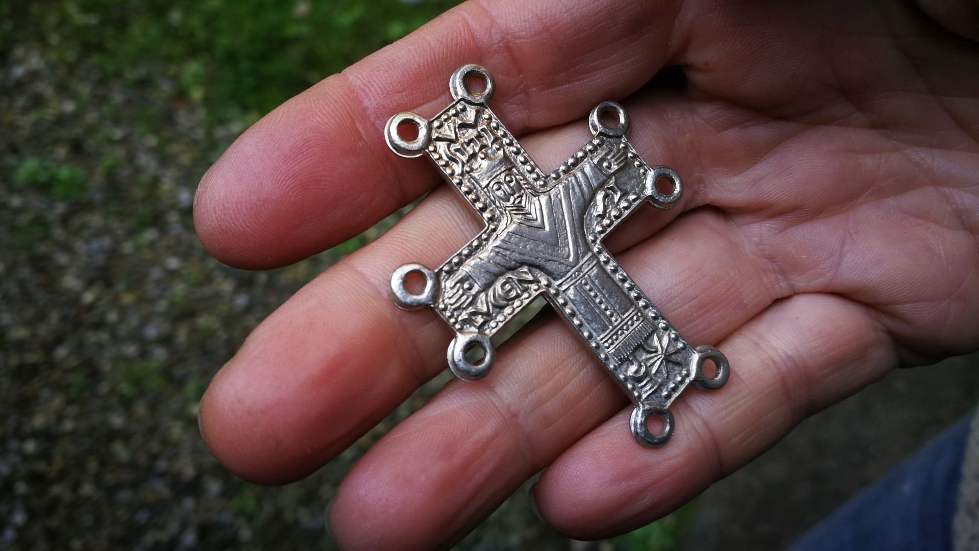 symbole de la sainte face de lucca de la via francigena