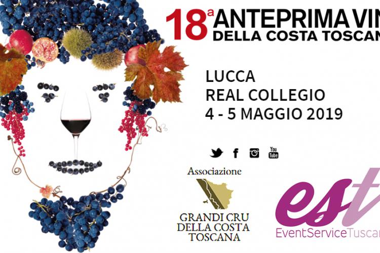 anteprima vini della costa lucca affiche 2019