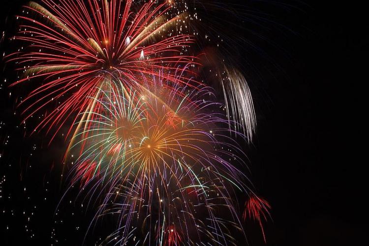 fireworks in september at lucca