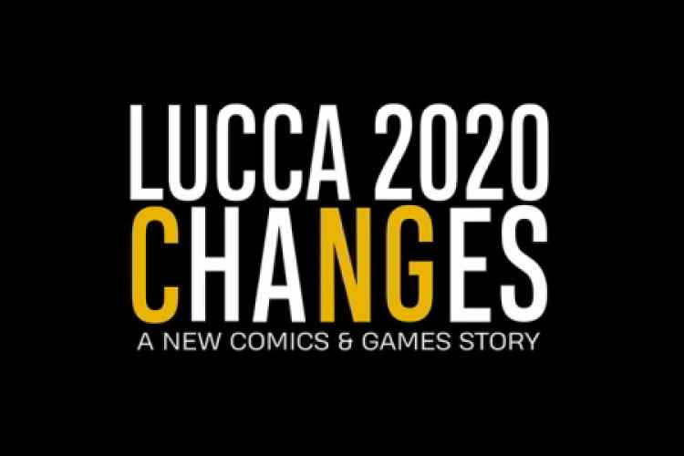 Logo di Lucca Changes. A new Comics&Games Story