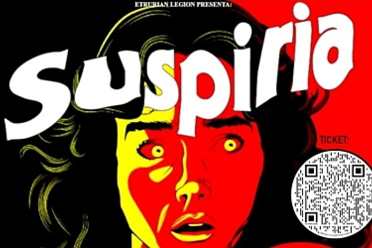 Locandina evento Suspiria al teatro Nieri di Ponte a Moriano