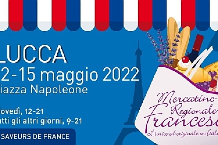 Locandina del Mercatino Regionale Francese a Lucca