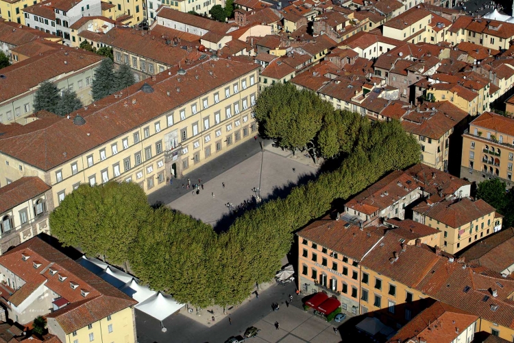 Piazza Napoleone in Lucca