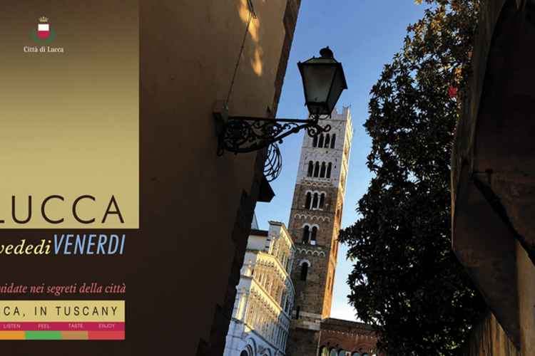 cartolina a lucca ci si vede di venerdì, calendario di visite guidate 